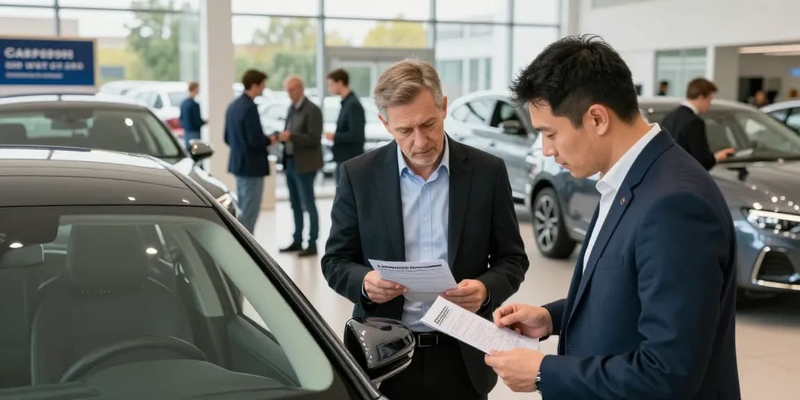 Check any car's history instantly with a reg check UK at a dealership.