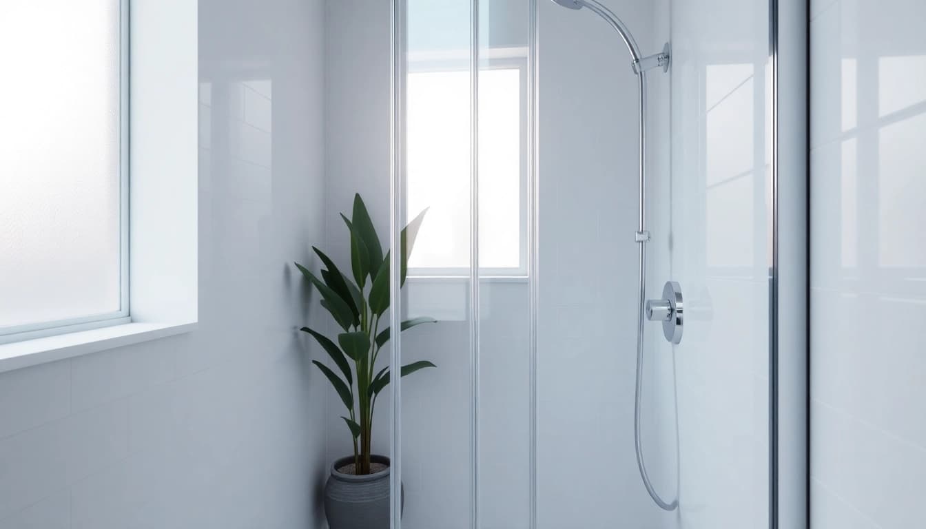 Erleben Sie die exquisite sonni Duschkabine in einem modernen Badezimmer mit elegantem Design.
