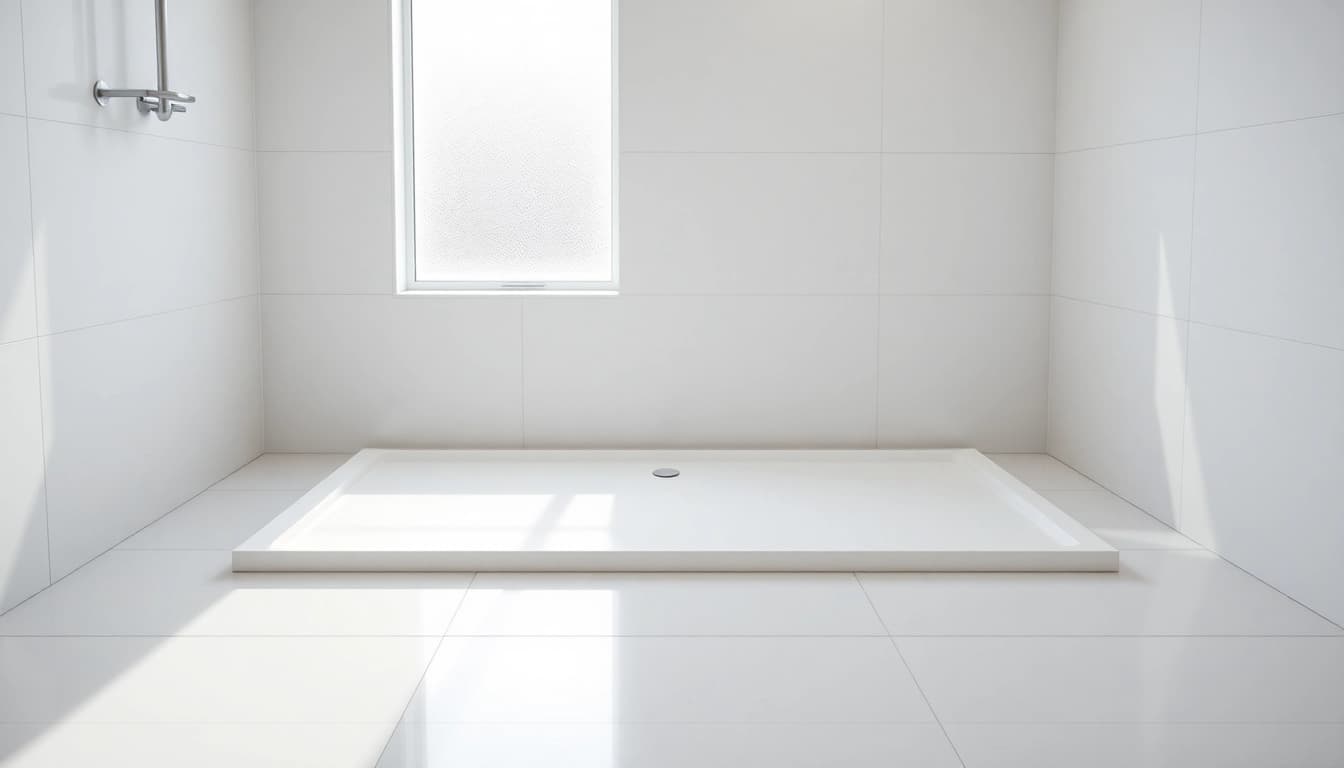 Install an elegant 800 x 800 shower base centerpiece enhancing modern bathroom decor.