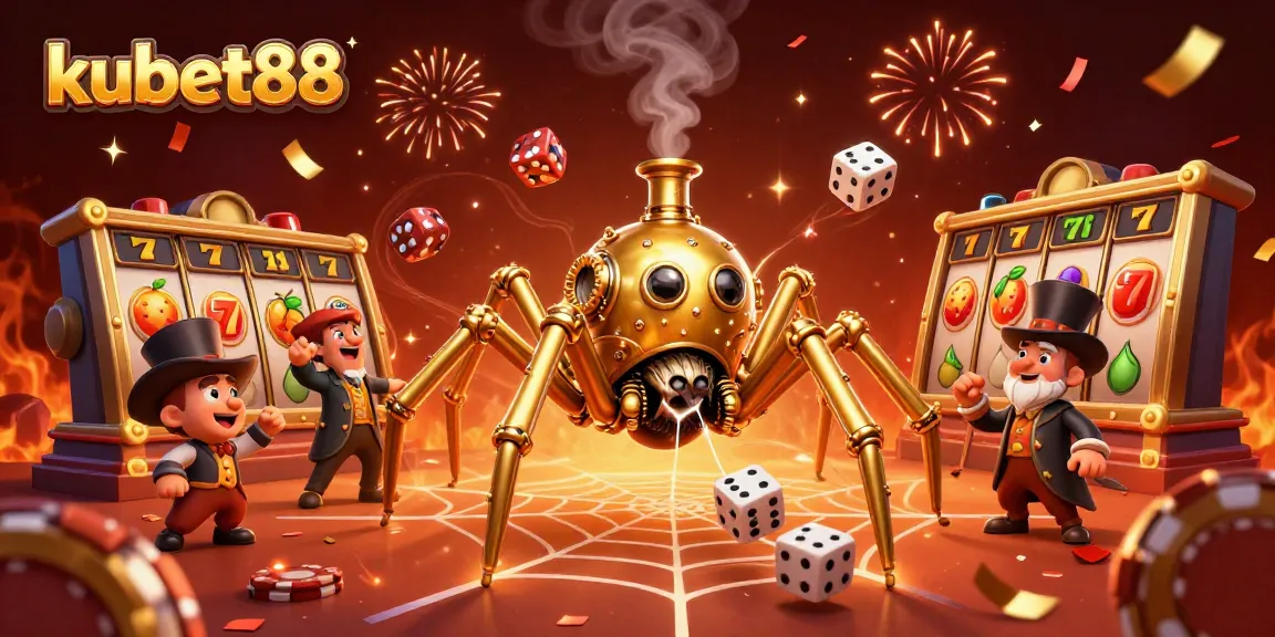Catch a winning moment at kubet88 with an engaging steampunk-themed casino scene