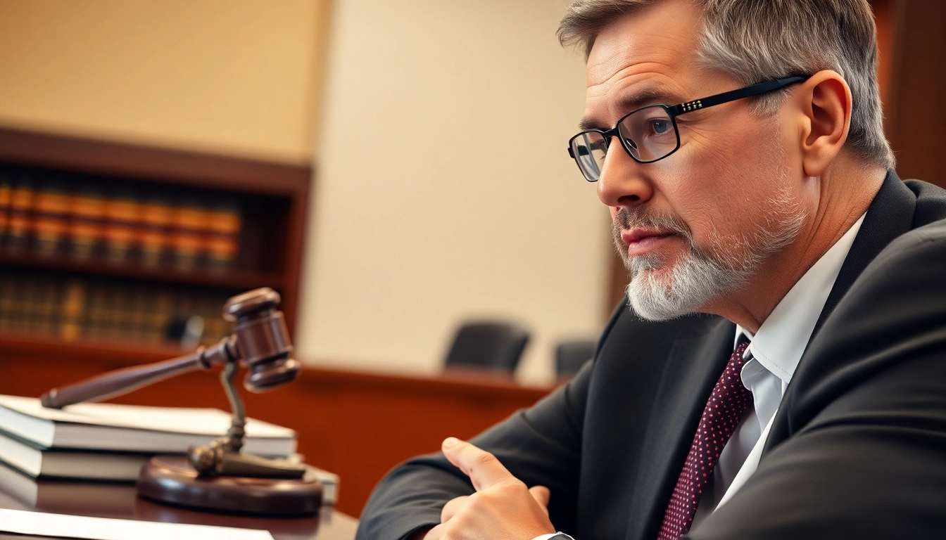 Clearwater truck accident lawyer consulting a client in a professional setting.