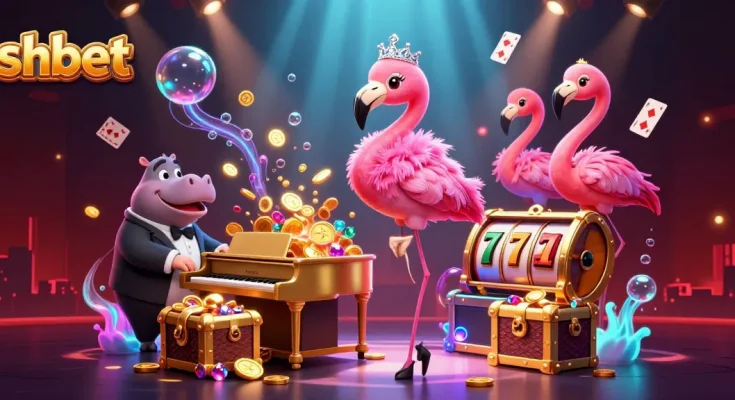 Join the excitement at SHBET's 3D casino with vibrant games and energetic performers.